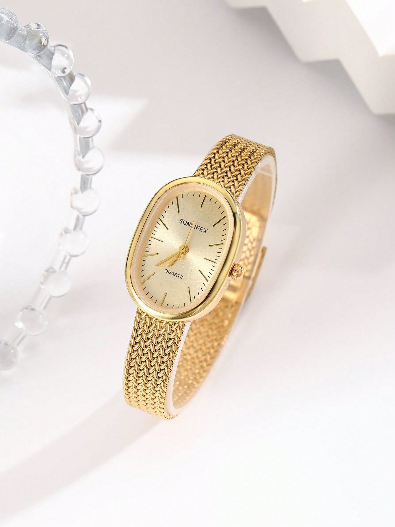 Elegant Vintage Oval Watch for Women