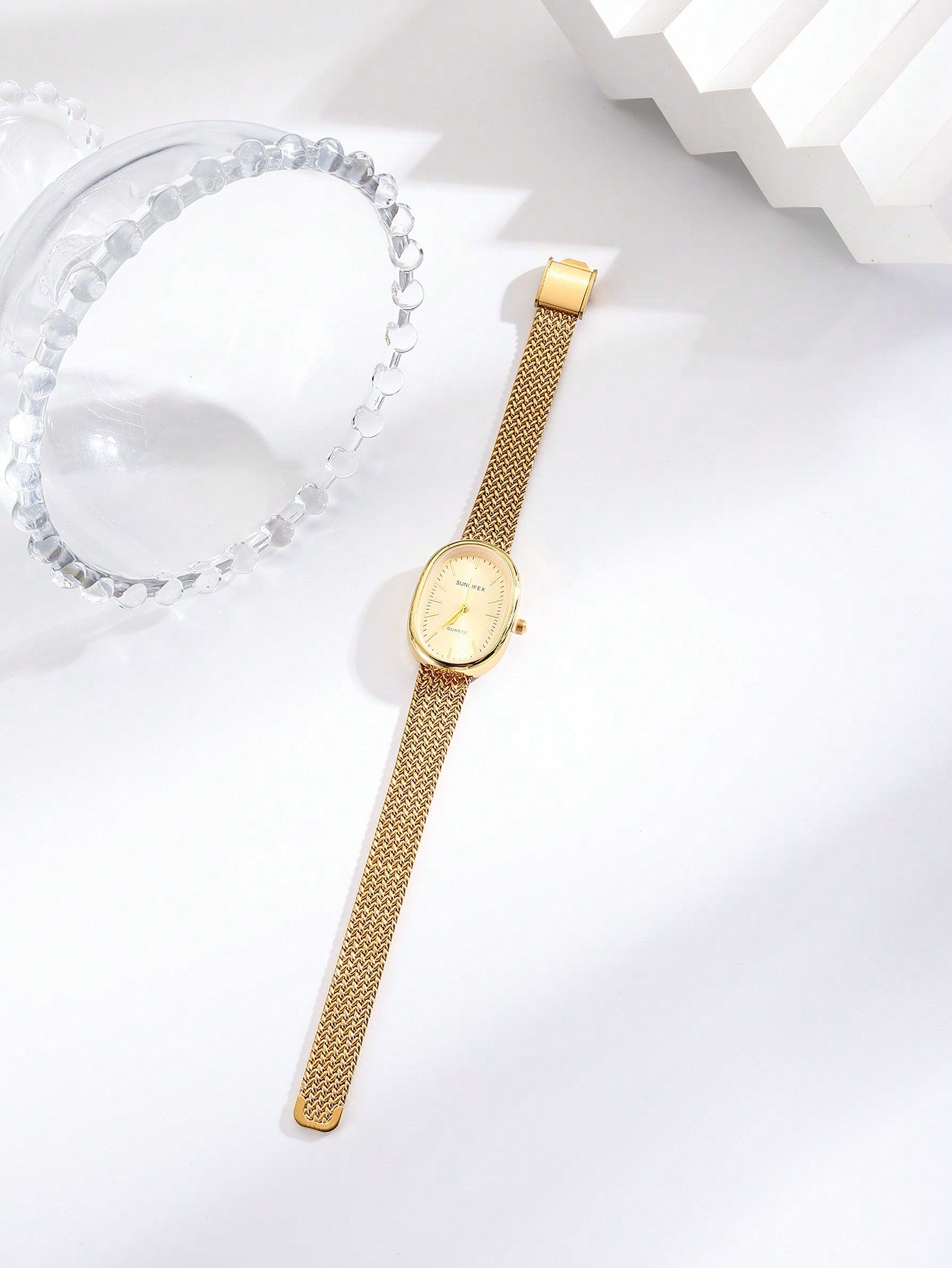 Elegant Vintage Oval Watch for Women