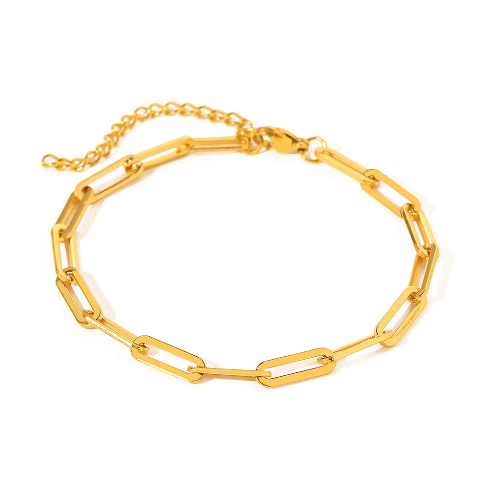 Woiwoi Stainless Steel Bracelets Styling Design Simple and Delicate Premium Bracelets for Women Jewelry Trending Products Gifts