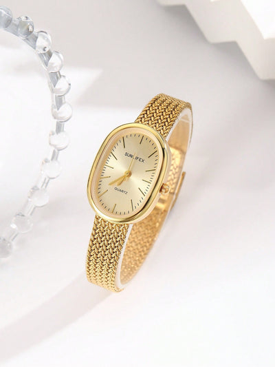 Elegant Vintage Oval Watch for Women