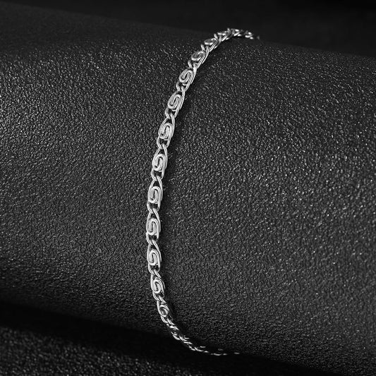 Stainless Steel Chain Bracelet for Women Gold Color Lightweight Luxury Women'S Bracelet Foot Ankle Jewelry Accessories