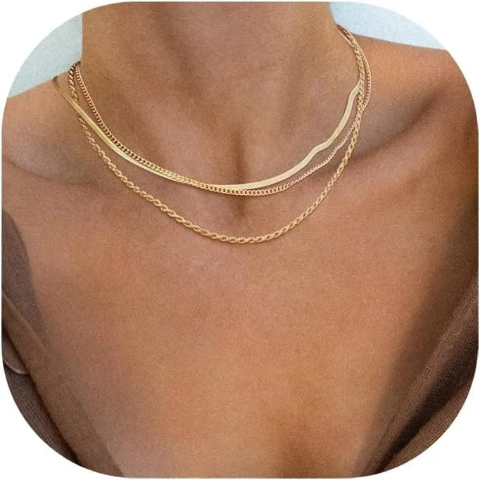 Snake Chain Choker Necklace