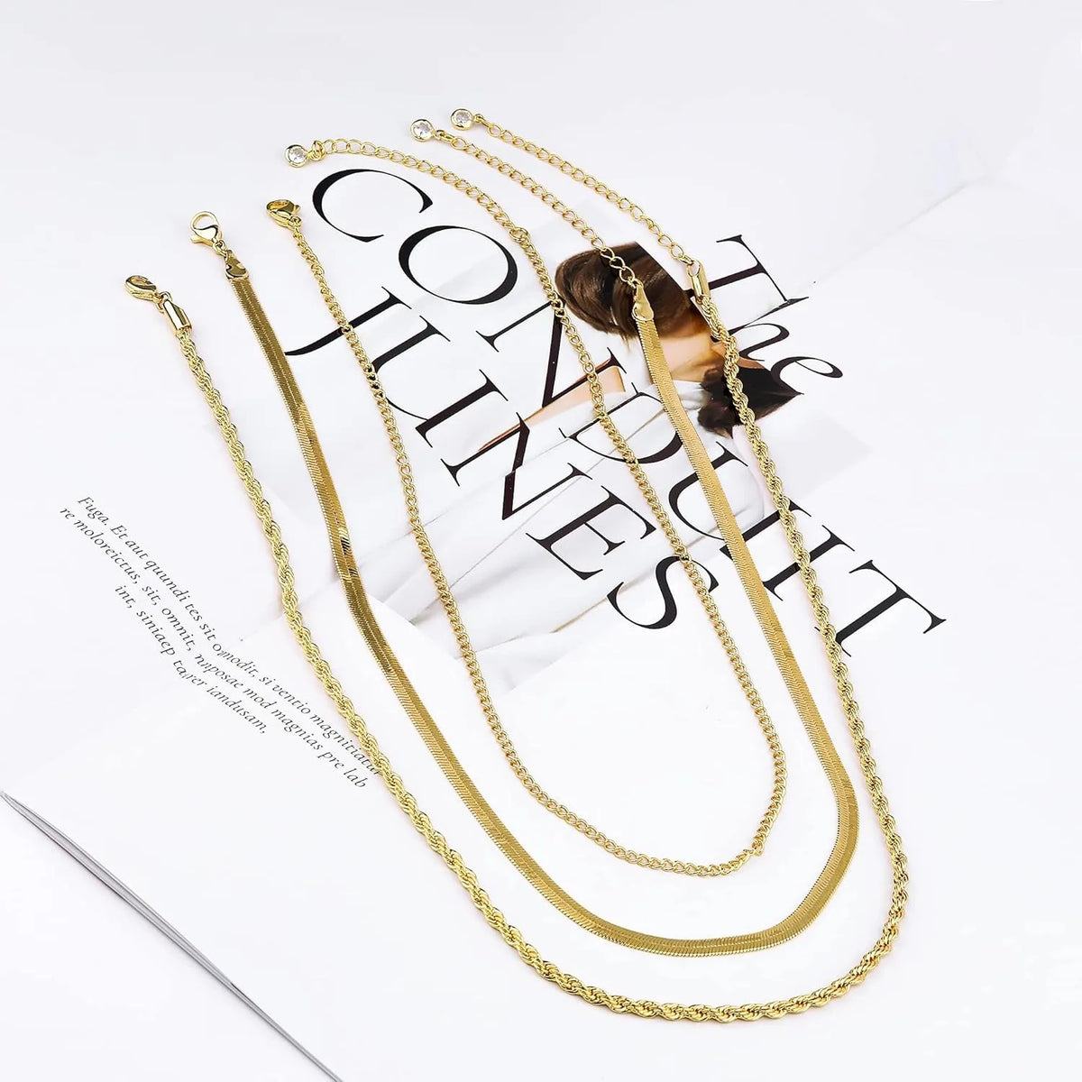 Snake Chain Choker Necklace