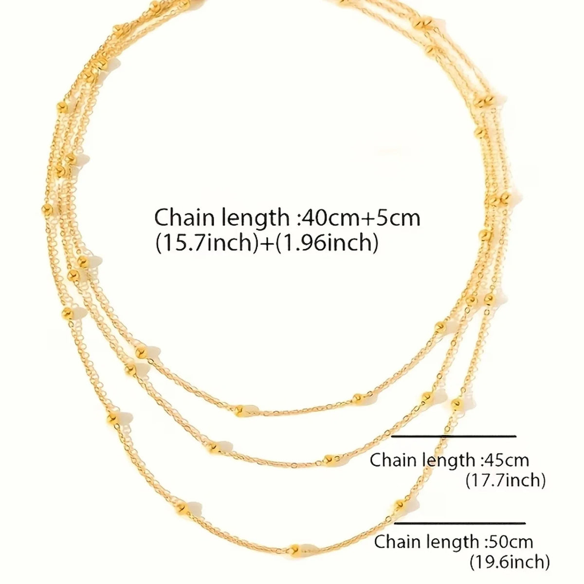 Three-Layer Beaded Necklace