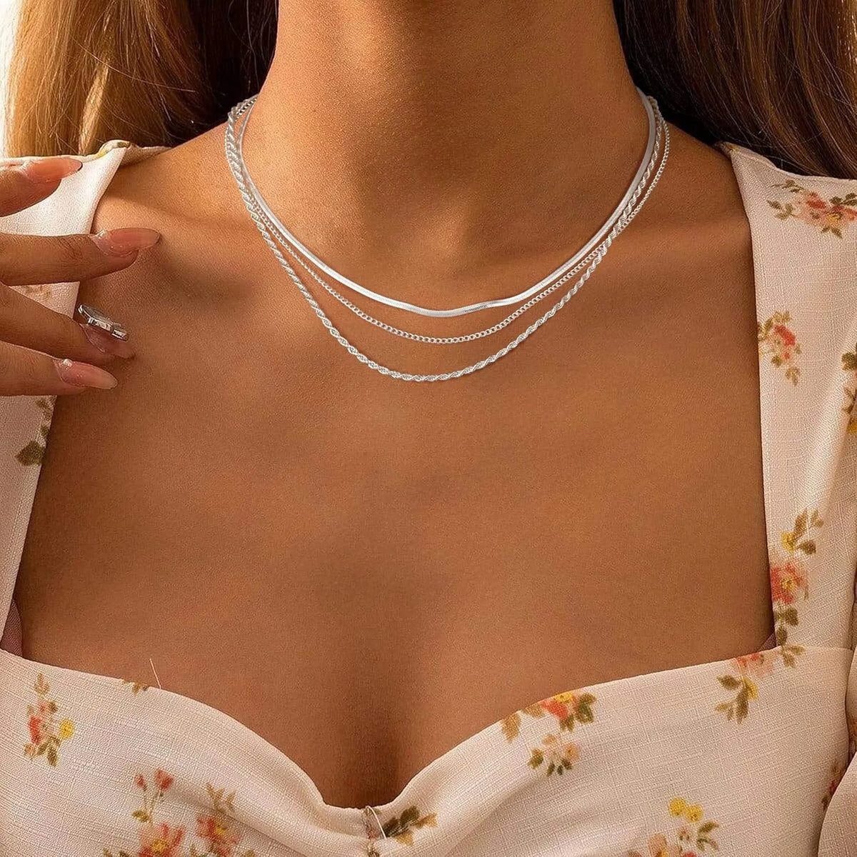 Snake Chain Choker Necklace