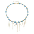 Water Droplet Tassel Necklace