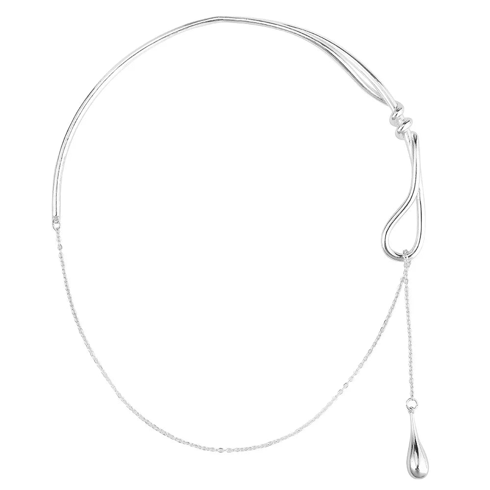 Teardrop Lariat Necklace