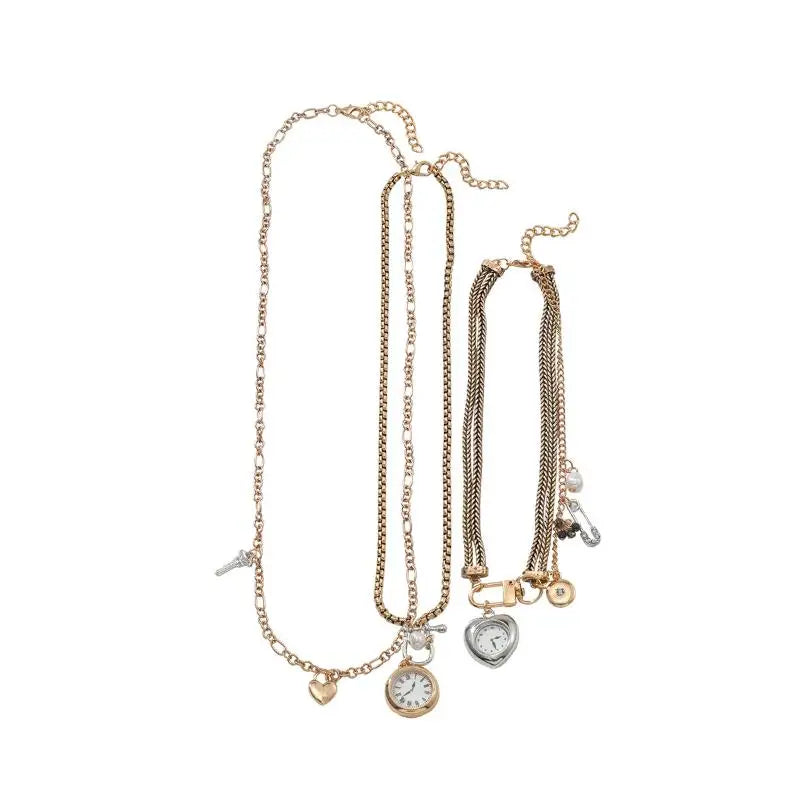 Multi-Strand Modern Art Pendant Necklace