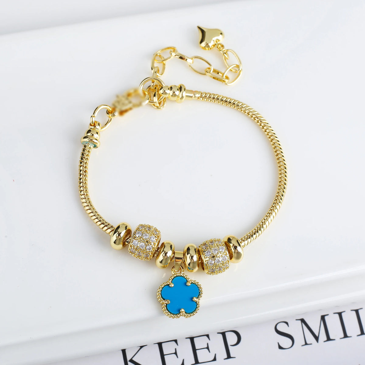 Jewelry 2024 Luxury New 5 Leaf Grass Bracelet Women'S Wedding Party Bracelet Unique Chain Woven Accessories