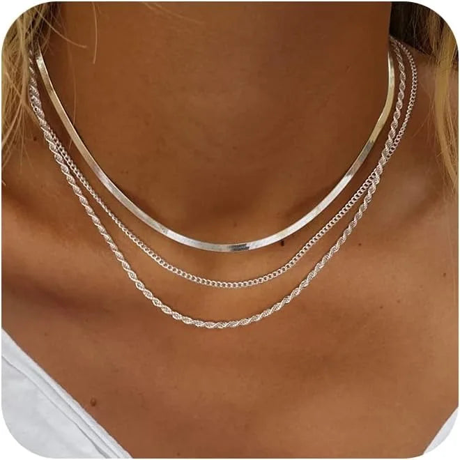 Snake Chain Choker Necklace