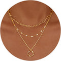 Three-Piece Layered Necklace Set