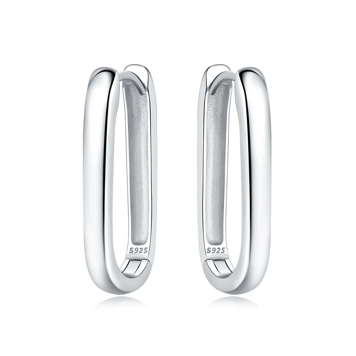 925 Sterling Silver Simple Versatile Earrings Jewelry Versatile Hoop Earrings for Women Jewelry Fine Birthday Party Gifts