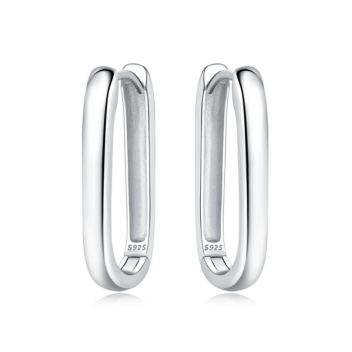 925 Sterling Silver Simple Versatile Earrings Jewelry Versatile Hoop Earrings for Women Jewelry Fine Birthday Party Gifts