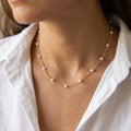 Imitation Pearl Chain Necklace