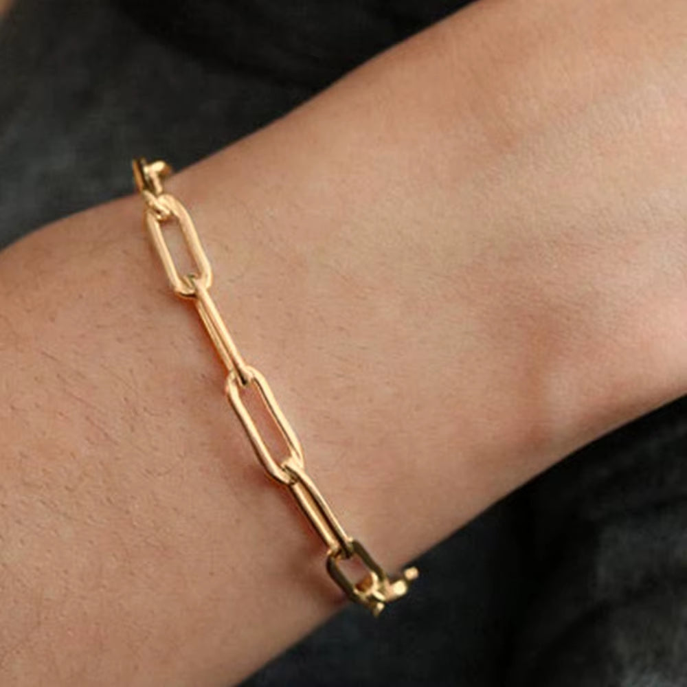 Woiwoi Stainless Steel Bracelets Styling Design Simple and Delicate Premium Bracelets for Women Jewelry Trending Products Gifts